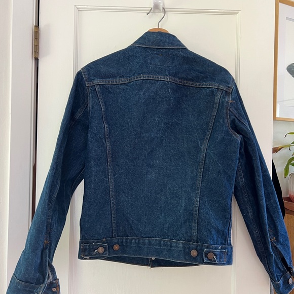 LEVI’S Vintage 1970s Blue Denim Trucker Jacket - Picture 2 of 6